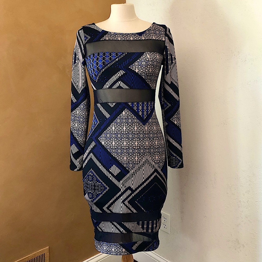 Long sleeve midi dress